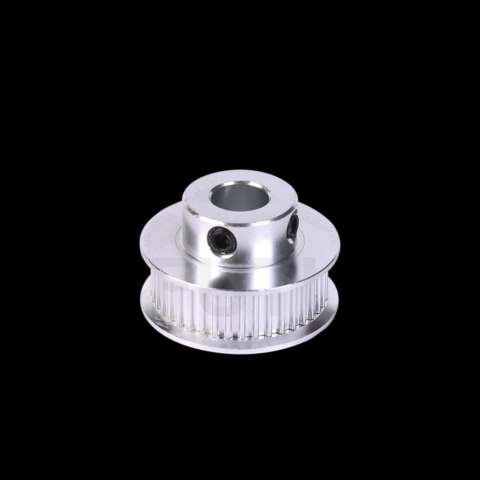 3D printer accessories 2GT leather synchronous pulley pulley aluminum alloy BF type 40 teeth inner hole 5mm-14mm details Picture