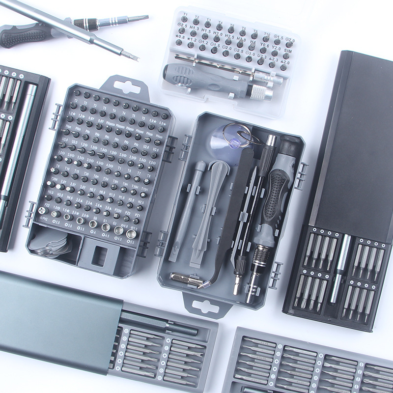 Factory direct sales of 115/112/25/32 screwdriver sets, multi-functional home mobile phone and computer repair tools full figure