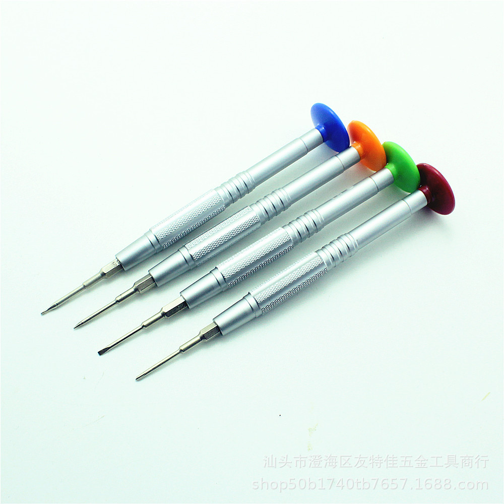 Aluminum alloy screwdriver, cross 0.6Y type, star-shaped screwdriver, disassembly tool, telecommunication metal screwdriver Specification drawing