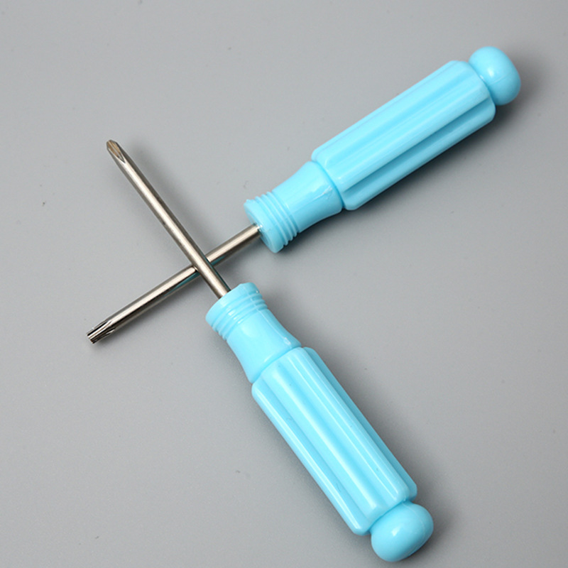 Screwdriver, cross-shaped, flat-head, mini rubber handle, hexagonal screw, screwdriver bit, screwdriver cone, star screwdriver, hardware tools Specification drawing