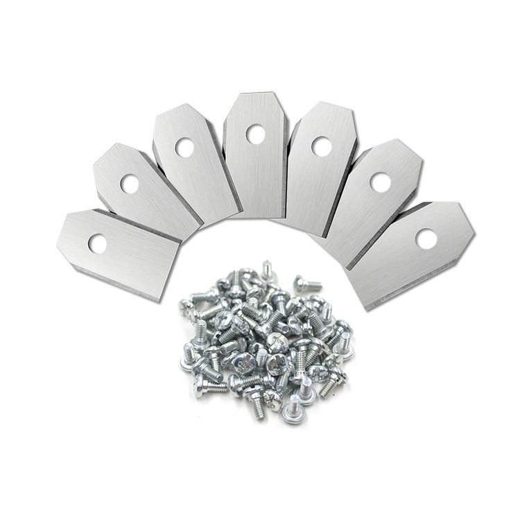 Intelligent robot lawn mower blades, single-hole straight lawn mower blades, lawn mower blades, garden machinery blades undefined