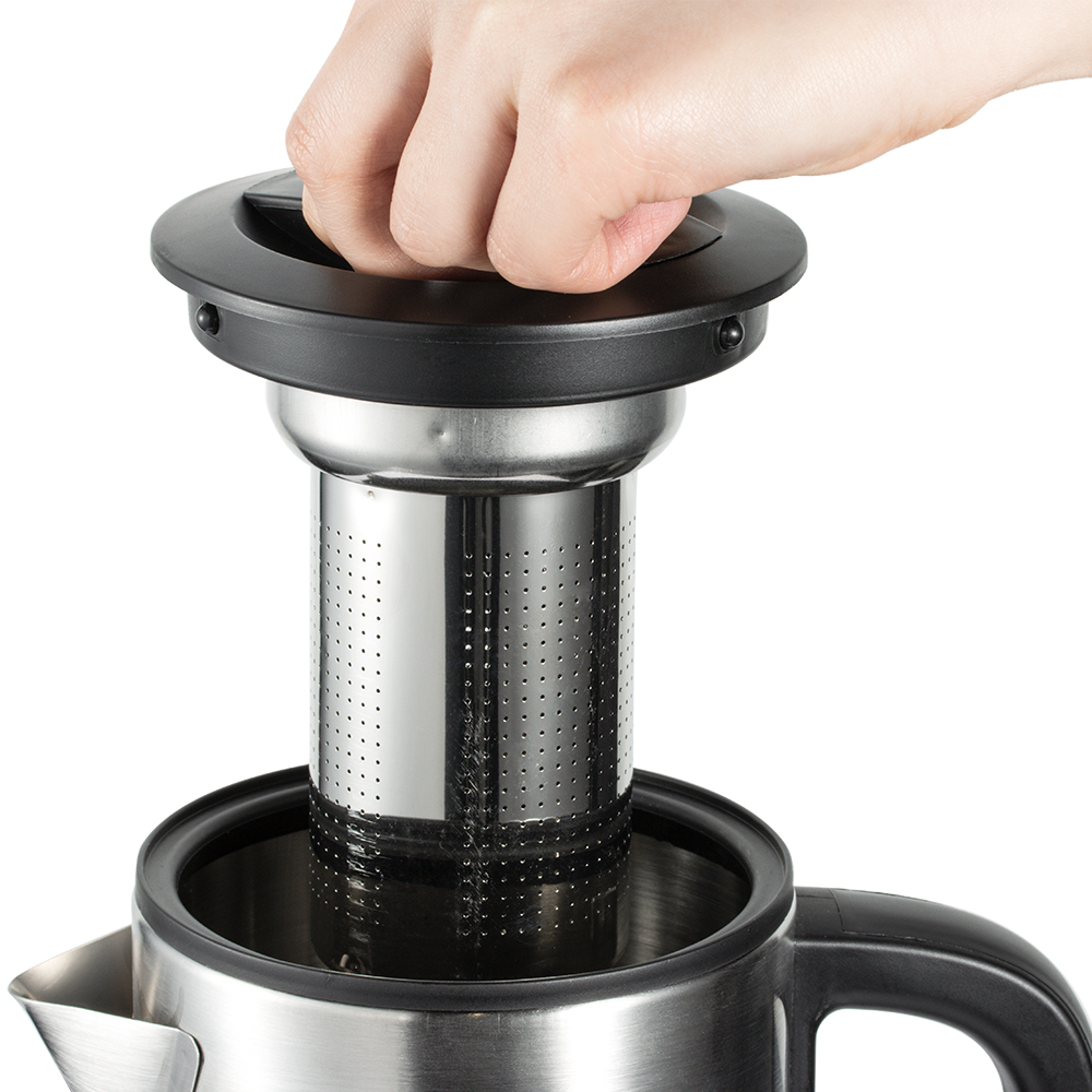 RAF European standard cross-border stainless steel 0.8+1.8L multi-functional electric kettle, automatic large-capacity multi-functional kettle Specification image