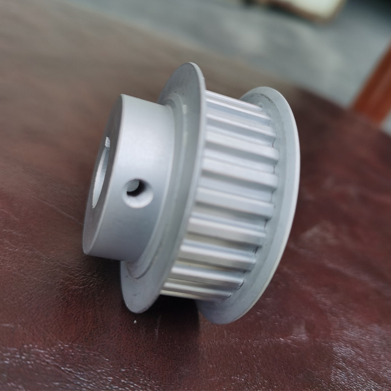 Aluminum alloy synchronous pulley, synchronous belt pulley, thickness transmission belt pulley, industrial machinery, mask machine standard source factory Specification drawing