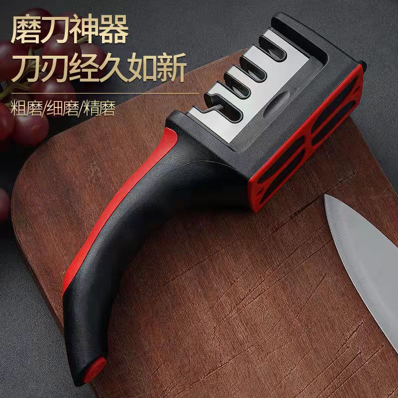 New type of knife sharpener, knife stone, household kitchen knives and scissors, fine sharpening and sharpening machine, quick sharpening wonder tool wholesale Specification drawing