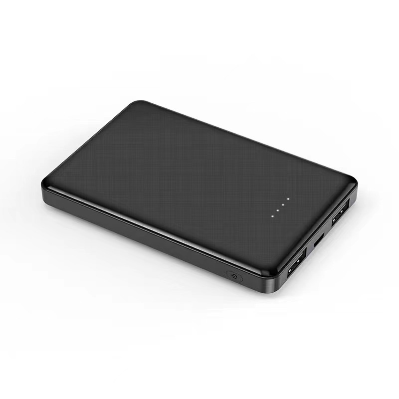 The new 5000 mah 5.2V power bank is ultra-thin, compact and portable, and supports color-printed LOGO gifts Application Scenario