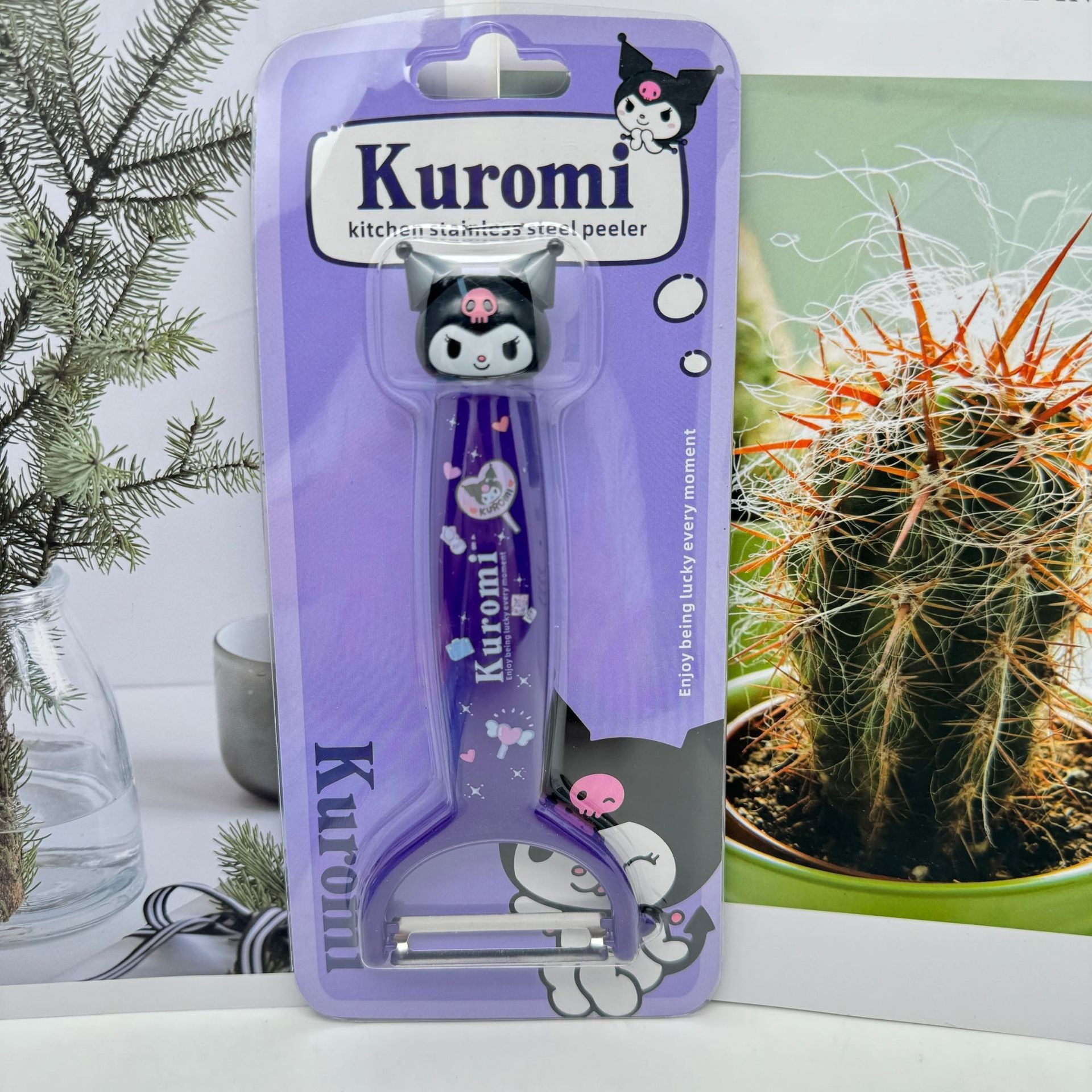 Sanrio Kuromi, Cinnamon Dog, Kitty, Fruit peeler, fruit peeler, portable kitchen vegetable and fruit grater Item Picture