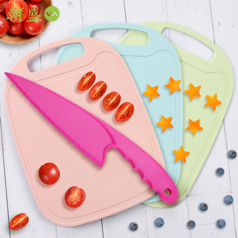 Baby food safety fruit and vegetable bread knife, children's fruit cutting knife, children's plastic knife, fruit peeler toy knife Specification drawing