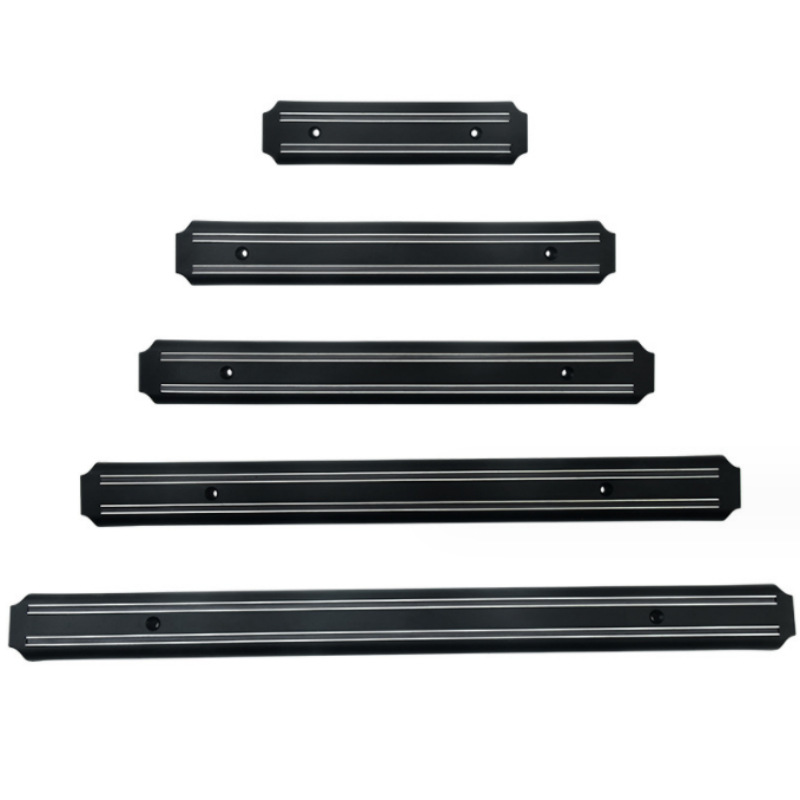 Available in stock: Plastic galvanized magnetic strip knife rack, galvanized plastic with magnetic strip knife rack, kitchen storage rack Item Picture