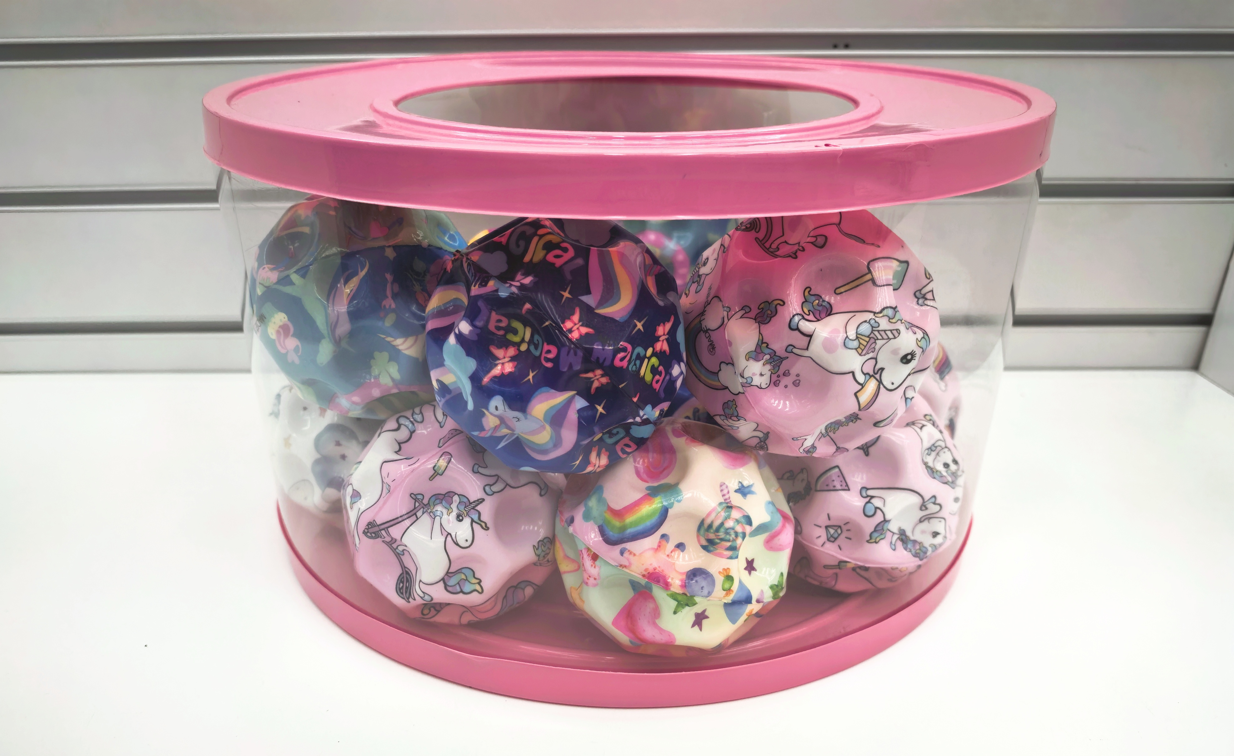 跨境爆款9cm炫彩高弹力球洞洞球解压回弹月石球儿童玩具球详情2