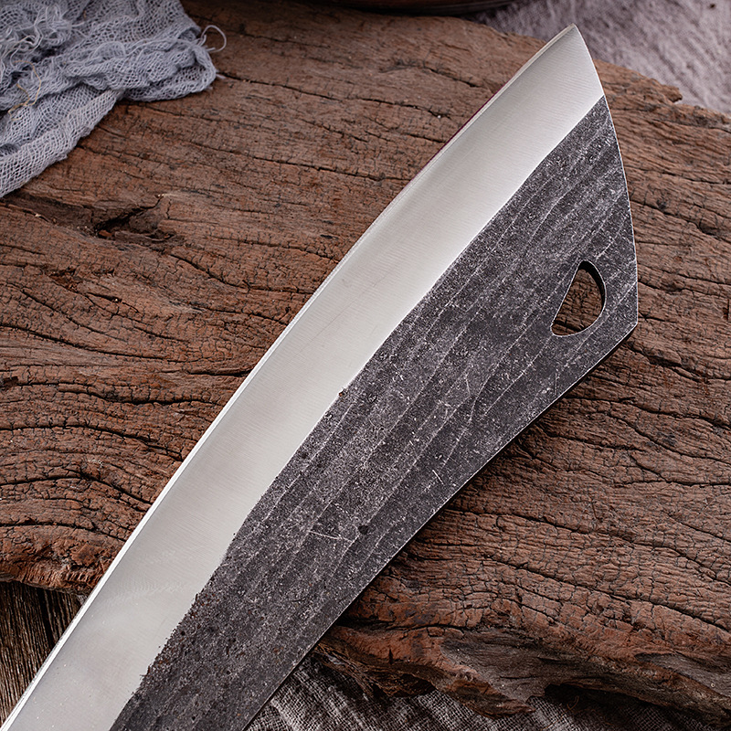 Outdoor firewood knife for cutting trees and bamboo, thickened knife for chopping bones, portable and portable outdoor knives Item Picture