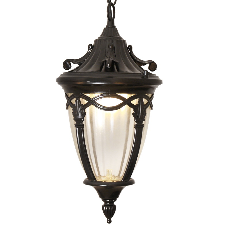 American-style outdoor waterproof LED chandeliers, outdoor European-style country corridor, aisle, balcony, villa, garden and courtyard chandeliers Item Picture