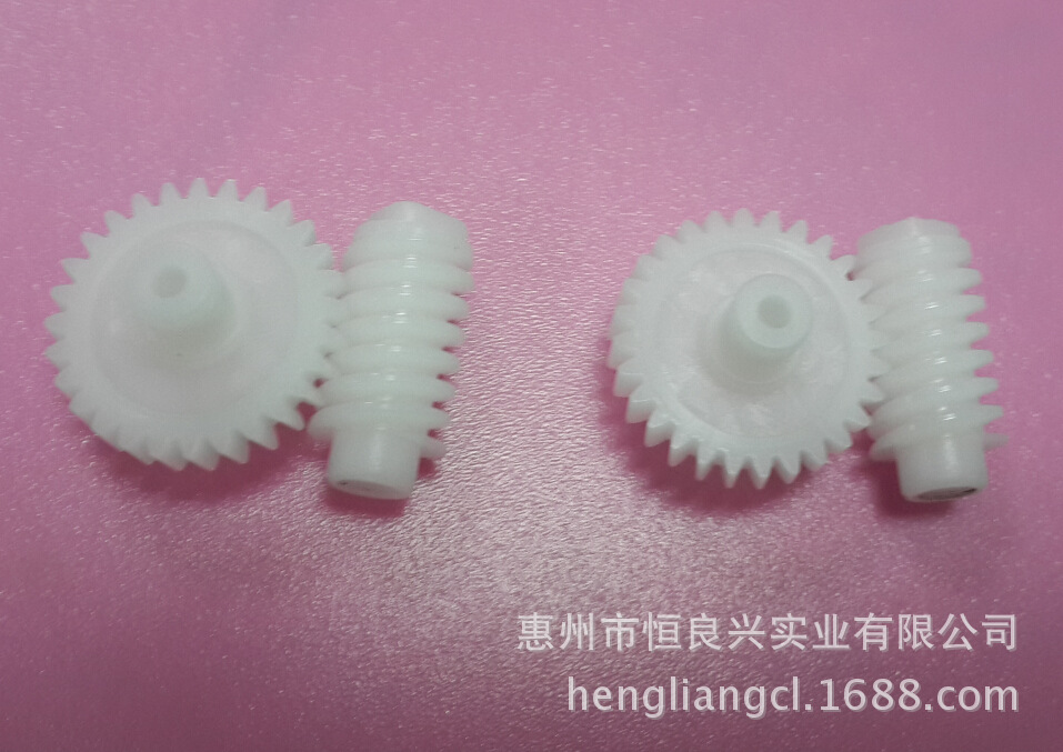 Plastic gear worm gear sweeper, gear floor scrubber, gear precision gear, small size details Picture