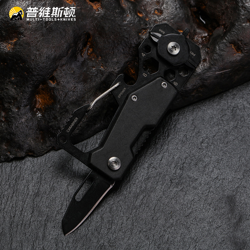 In stock: multi-functional hiking buckle knife, mini knife, portable multi-purpose folding knife, outdoor folding knife, pocket knife details Picture