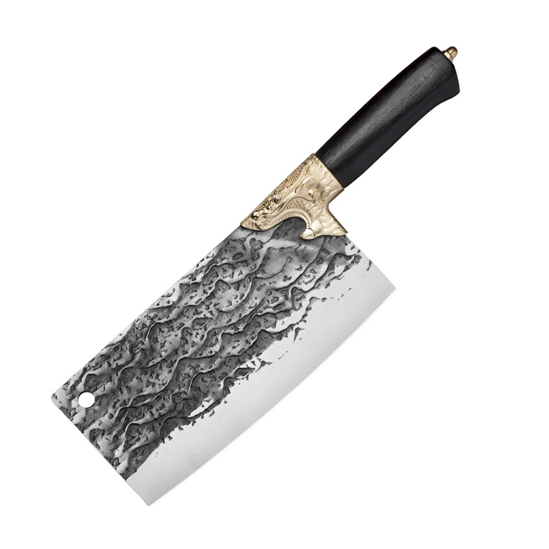 Wholesale of best-selling forged kitchen knives, household sharp slicing super-fast knives, stainless steel chef's dual-purpose bone cutting knives Item Picture