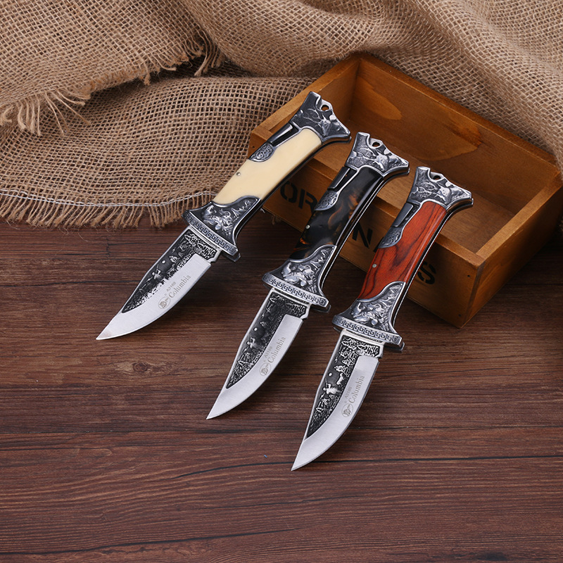 Stainless steel outdoor folding knife Specification drawing