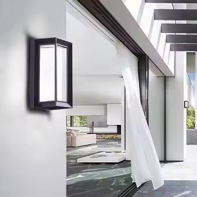Balcony wall lamps, outdoor corridor and passageway lamps, smart sensor solar garden lamps, outdoor wall lamps, waterproof wall lamps full figure