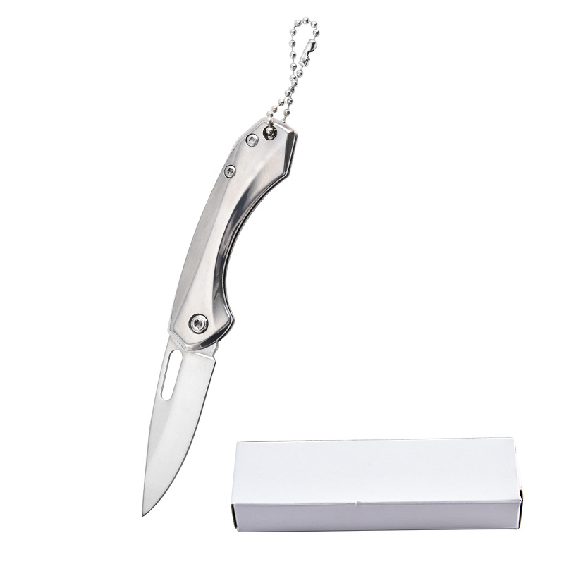 Outdoor mini folding knife, lock-free knife, camping folding knife, portable knife, express delivery unboxing knife undefined