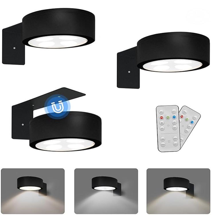 Cross-border indoor multi-functional wall light strips, fixed brackets, picture lights, charging remote control LED picture frame lights, night lights full figure