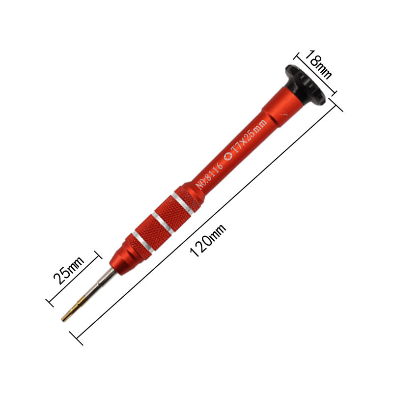 Five-star cross-shaped triangular socket screwdriver handle, Apple and Huawei mobile phone repair and disassembly tools, glasses, clocks and screwdrivers Item Picture