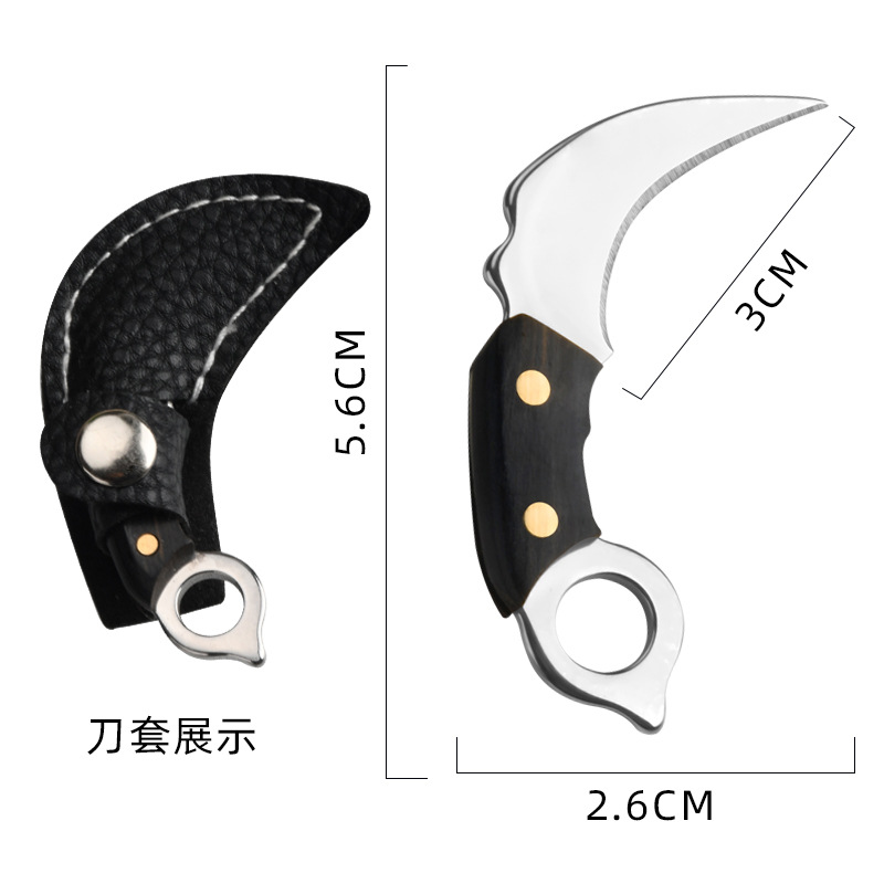 The factory supplies keychains, small kitchen knives, mini knives, express box opening knives, portable keys, pendants, accessories and claw knives undefined