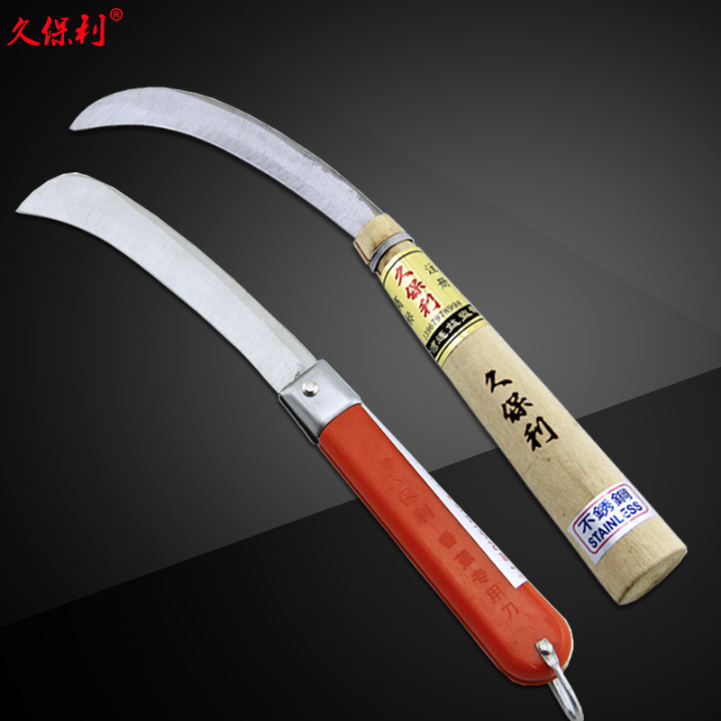 Wholesale genuine Kuboli curved knives in various sizes, including pineapple knives, banana knives, fruit peelers, and multi-functional knives Application Scenario