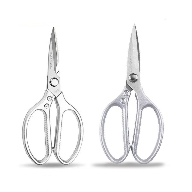 SK5 stainless steel kitchen scissors, aluminum alloy handle, chicken bone scissors, powerful bone scissors, fish-killing scissors, multi-functional meat scissors Item Picture