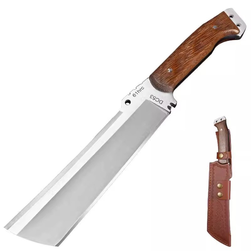 Outdoor obstacle removal knife, sharp blade knife, household kitchen knives, meat knife, vegetable knife, wild fruit knife, firewood knife Item Picture