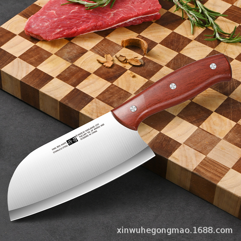 Amazon exclusive kitchen knife for women, multi-functional sharp, frosted and brushed process kitchen knife, stainless steel knife Application Scenario
