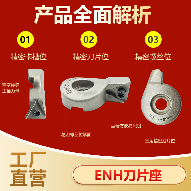 EWN Precision boring tool insert seat ENH 1 2 3 4 5 6-1 2 3 Precision boring Head insert seat/with BIG CBH details Picture