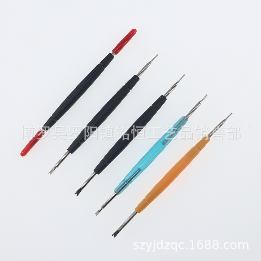Lug fork, double-lug wrench, watch strap disassembly and assembly device, double-head lug wrench, watch strap regulator full figure