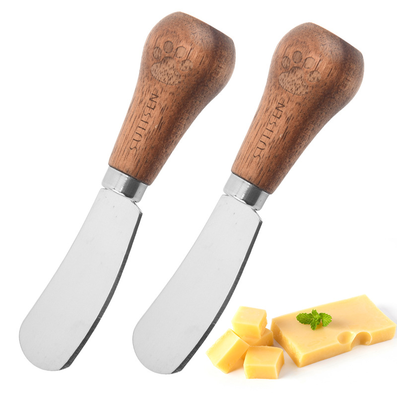 New household stainless steel upright cheese knife, creative butter spreading knife, bread and jam spatula manufacturer wholesale details Picture