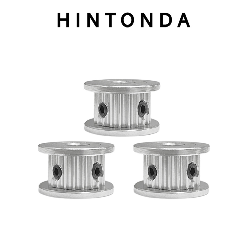 2GT synchronous pulley M3 set screw 20-tooth pulley inner diameter 5 belt width 6/9/10mm 3D printer accessories details Picture