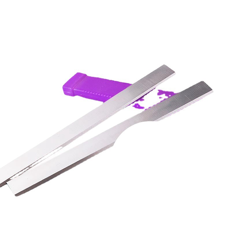 Imported material W18 extra-hard woodworking electric planer blade, high-speed steel flat planer blade, steel planer edge, hardwood planer blade Item Picture