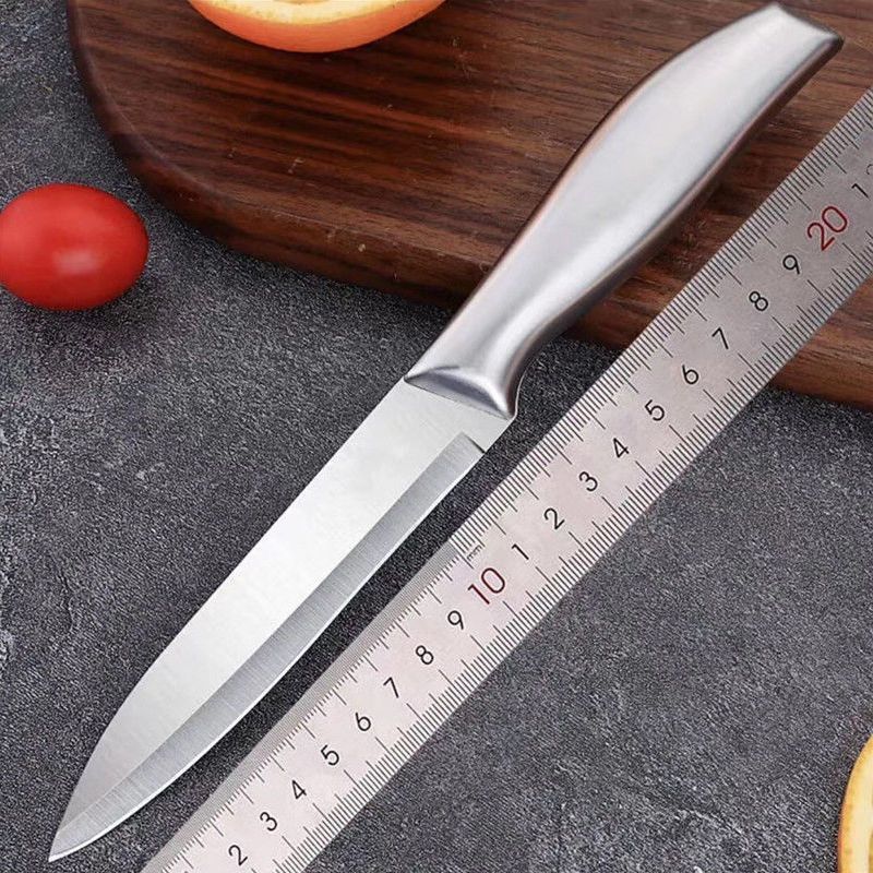 Factory wholesale stainless steel fruit knives, household sharp all-steel multi-functional fruit and vegetable knives, kitchen peelers, fruit peel knives Application Scenario