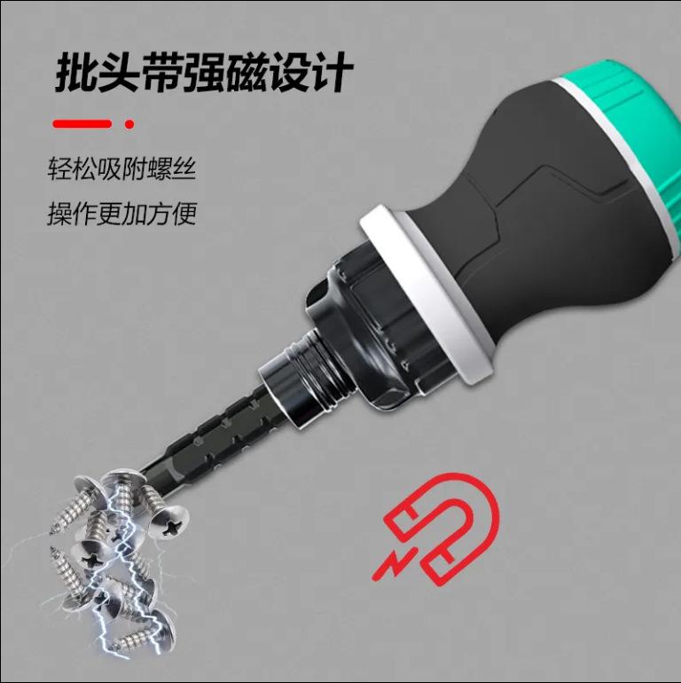 Little Chubby screwdriver ratchet telescopic 13-piece set special-shaped straight cross multi-functional screwdriver undefined