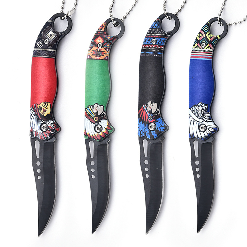 Factory direct sales of outdoor mini folding knives, portable folding knives, express unpacking knives, and outdoor camping knives Item Picture