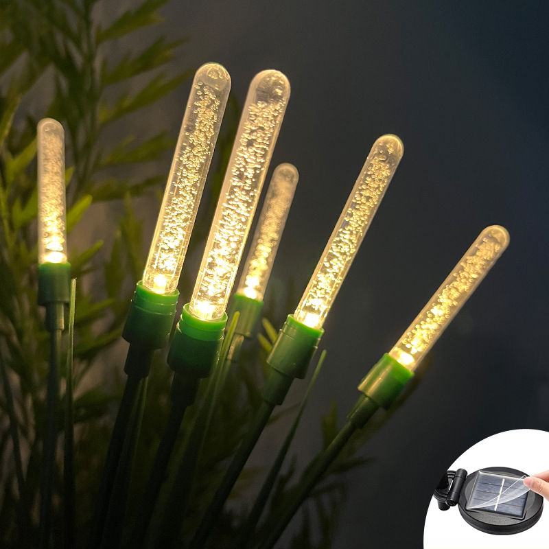 Cross-border solar swing light, lawn light, LED waterproof, outdoor courtyard, festival decoration, garden atmosphere, firefly full figure