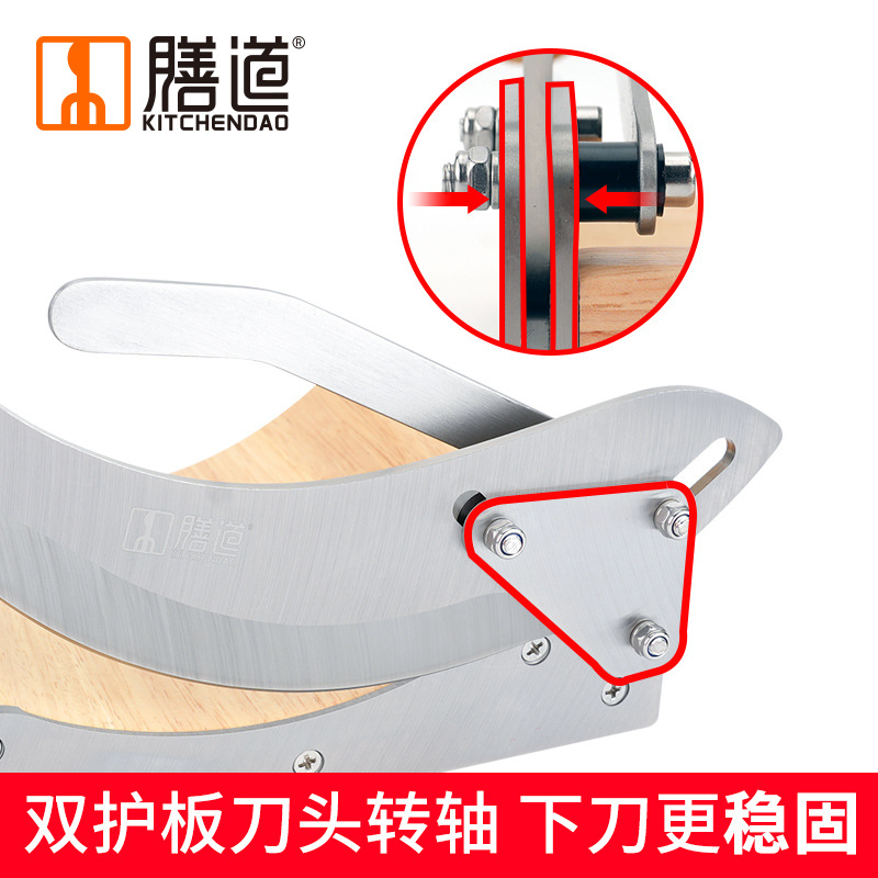 Shandao Hand Care Edition Chinese Medicine Guillotine Knife Household and Commercial stainless steel slicer Guillotine knife for cutting ginseng, deer antler and American ginseng Application Scenario