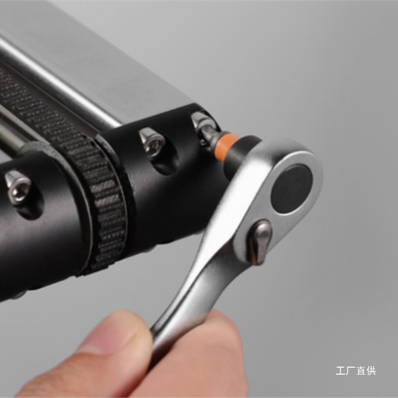 Duke RS2 ratchet socket set 33-in-1 screwdriver S2 socket wrench Household tools Magnetic screwdriver eight-pole Specification drawing
