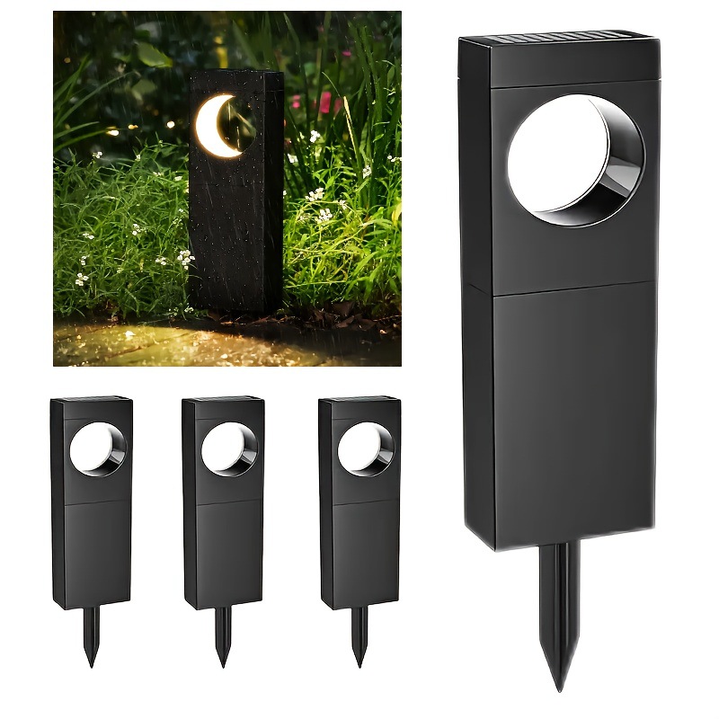 Solar Outdoor Lights 6/4 Pack, Bright Pathway Outdoor, Specification drawing