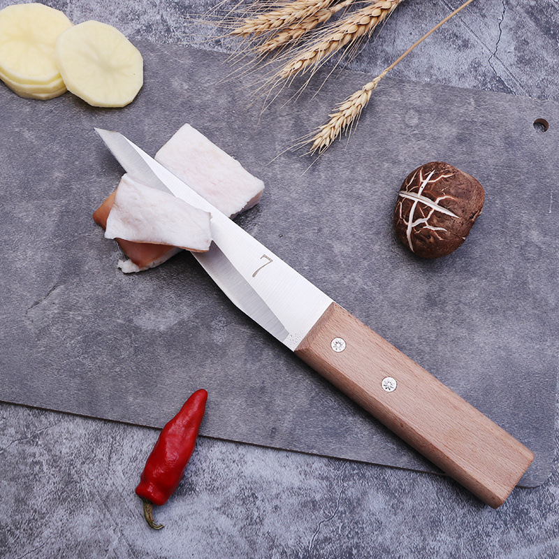 Gaomi No. 7 high-end stainless steel slaughterhouse knives, chicken, duck and fish knives, boning knives, mink knives and pig knives, free shipping Specification drawing