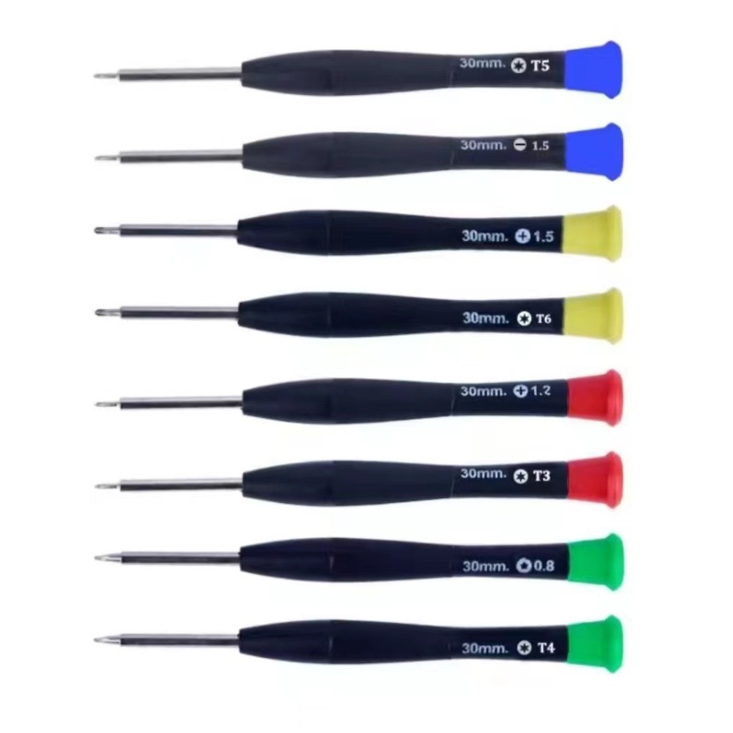 Precision hardened color cap screwdriver, magnetic mobile phone, computer disassembly, watch, game console repair tool Item Picture