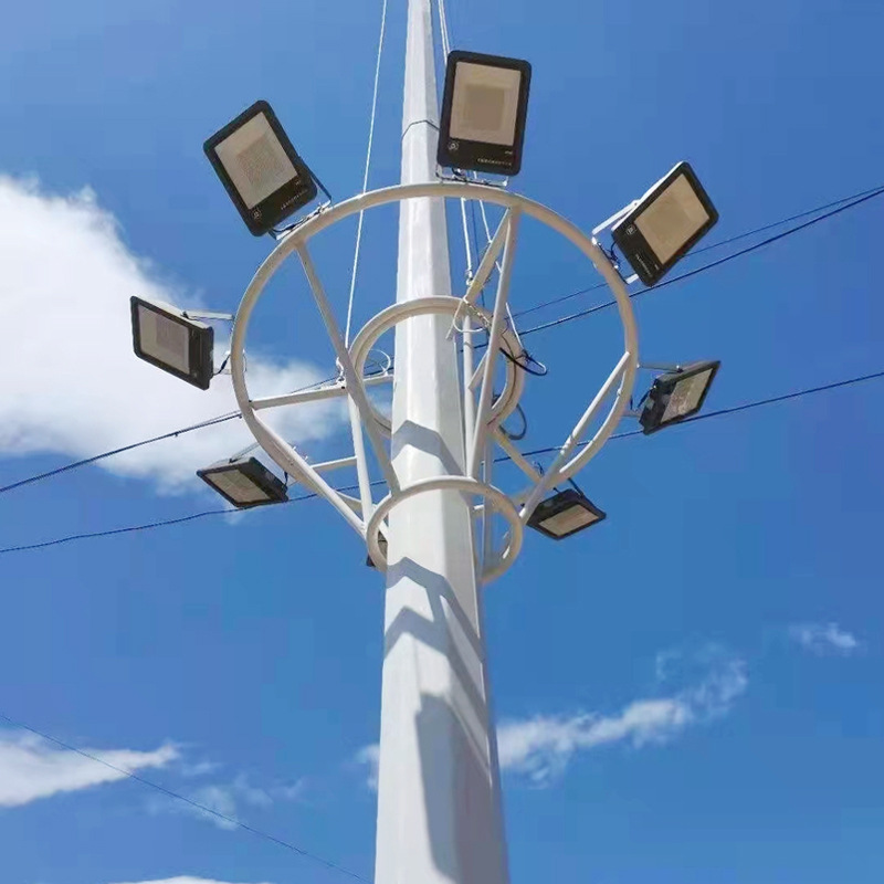 Wholesale of high mast lights, outdoor lights, 25-meter disc high mast lights, light panels, sports field-specific lighting fixtures, and floodlights Specification drawing