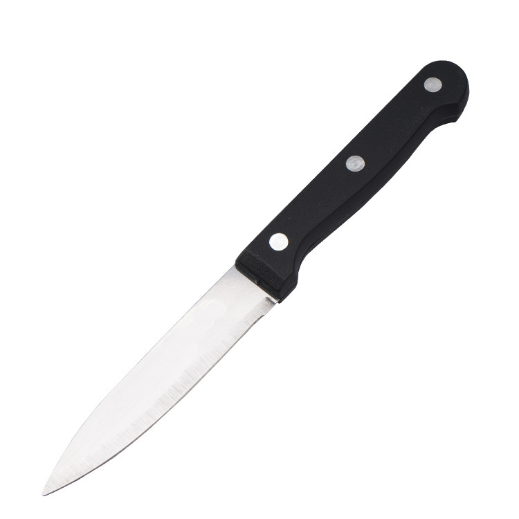 3-inch candy four-color fruit knife, household kitchen fruit knife, stainless steel fruit and vegetable peeler Item Picture