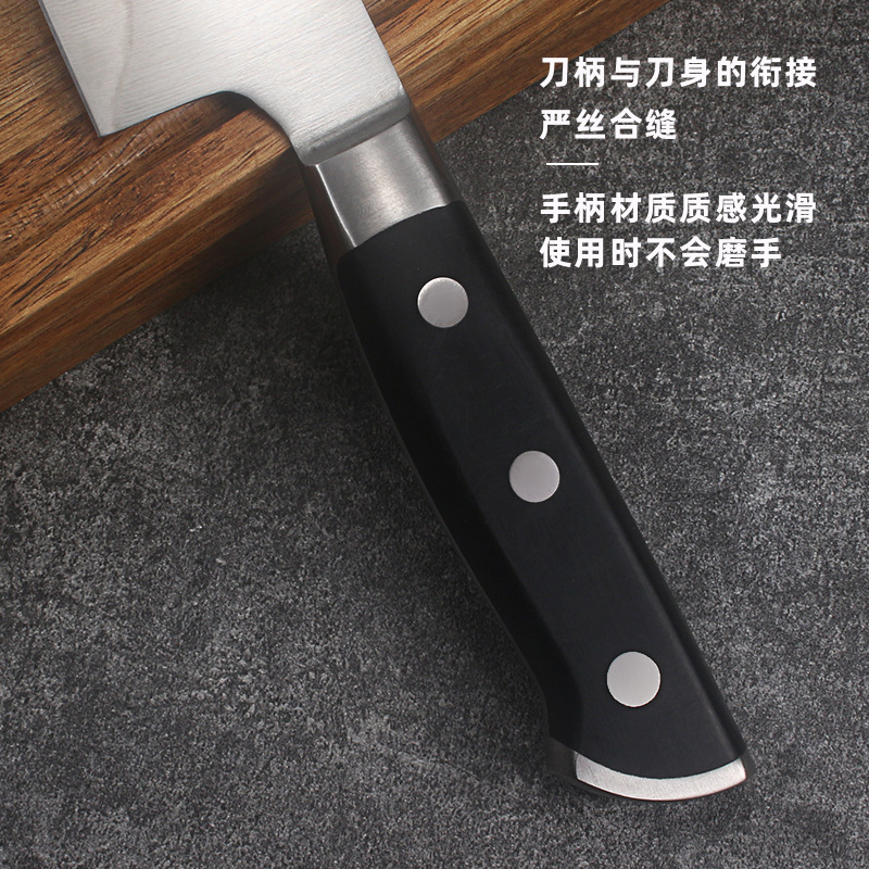 9cr18 three-in-one steel fruit knife, fish killing and storage knife, hotel kitchen knife, slicing knife, kitchen knife, household fruit knife Specification drawing