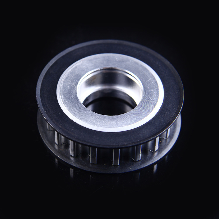 Aluminum alloy synchronous pulleys for industrial machinery and equipment, wear-resistant synchronous pulleys, and multi-specification transmission mechanical gears details Picture