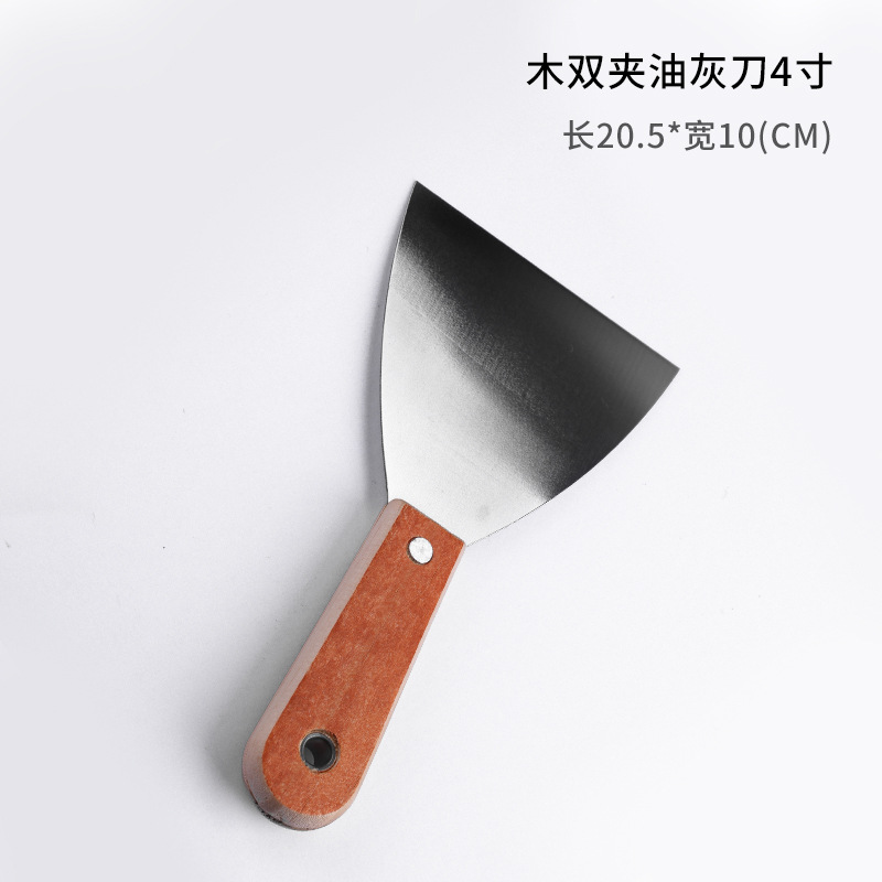 Factory direct sales of wood-handled putty knives, metal-handled putty knives, putty knives, plastering knives, and glass wall glue removal scrapers undefined