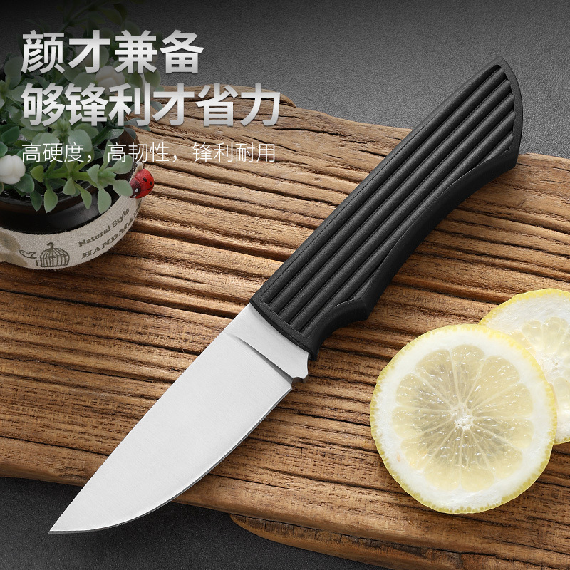 Cross-border knives, outdoor survival knives, portable field tactical knives, camping self-defense knives with scabbards, high-hardness straight knives details Picture