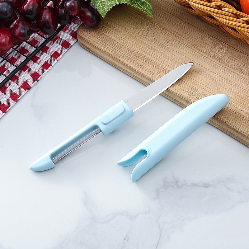 Simple and portable two-in-one peeler, household peeler, kitchen knife, double-headed melon peeler Specification drawing