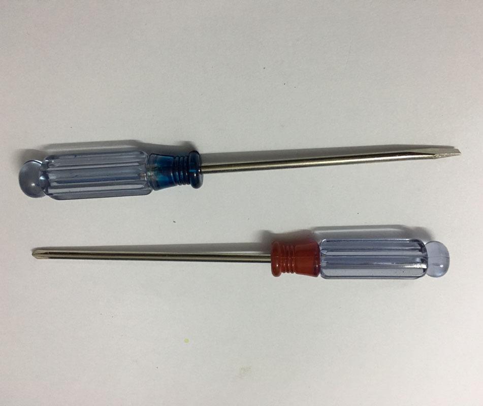 Crystal transparent 3mm magnetic screwdriver, small cross-head screwdriver, small screwdriver, screwdriver screwdriver Specification drawing